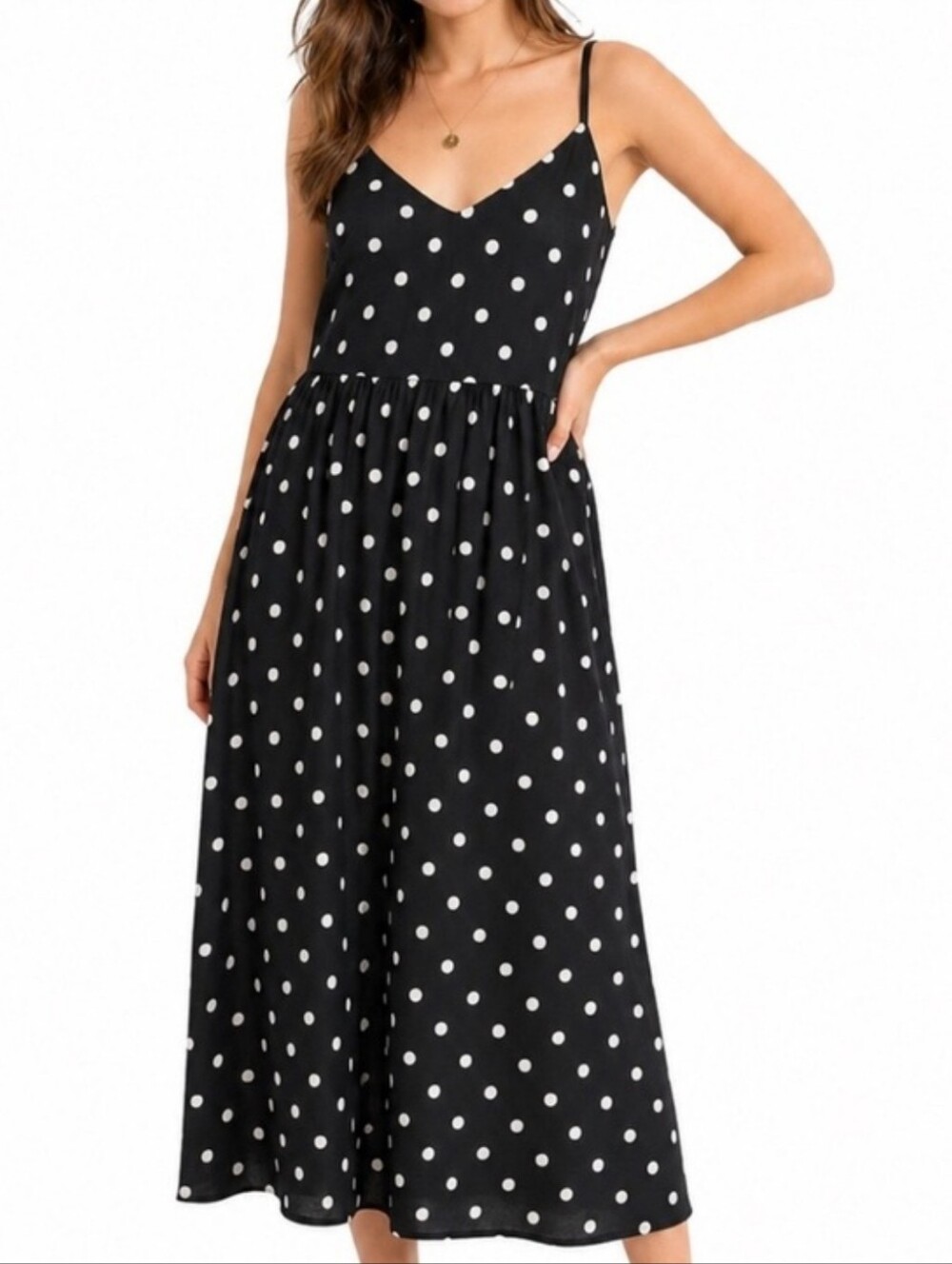 Old Navy Fit & Flare Cami Midi Dress